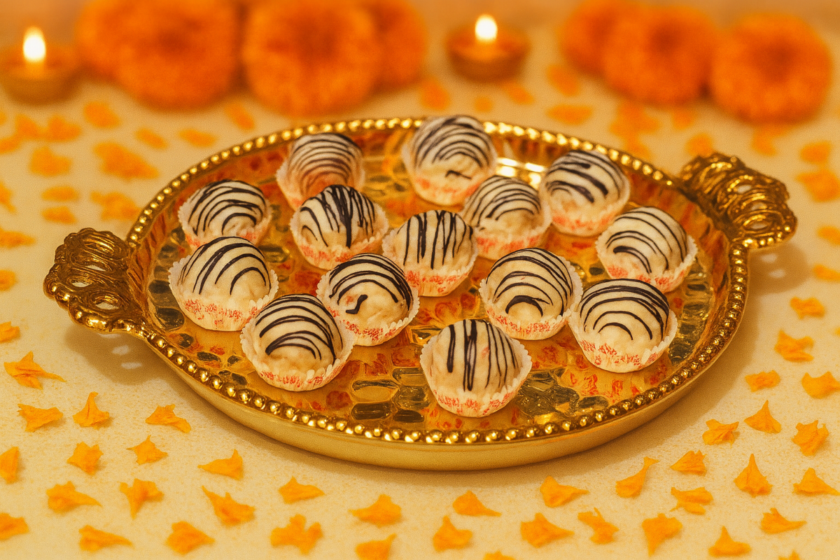 White Chocolate Laddu – Aneja Sweets Patiala